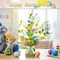 Lighted Easter Decorations 20'' Easter Egg Tree for Tabletop Decor, Timer Easter Tree Ornaments, Easter Artificial Tree for Centerpiece Table Indoor Outdoor Spring Home Decorations